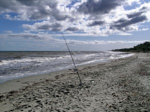 il mare mosso è il momento che tutti aspettano gli amanti del surfcasting