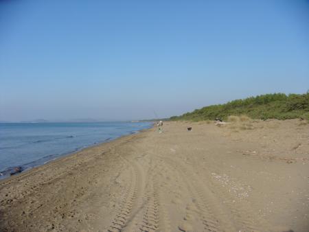 Surfcasting alla spiaggia di Giannella