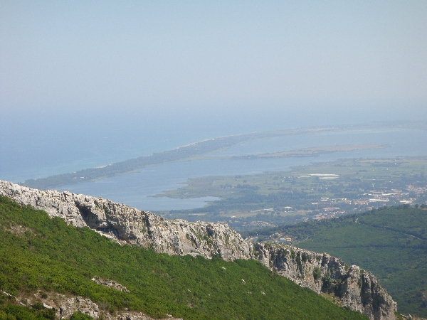 spiaggia della Marana Vista dall'alto