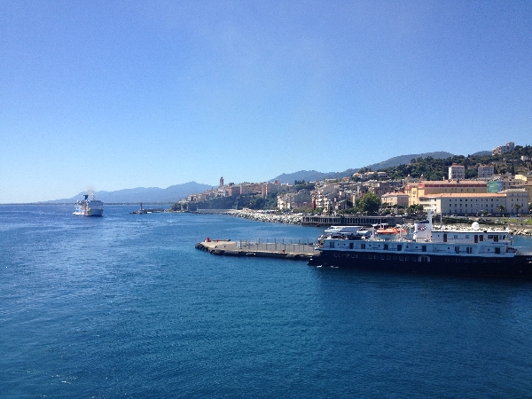 Arrivo al porto di Bastia