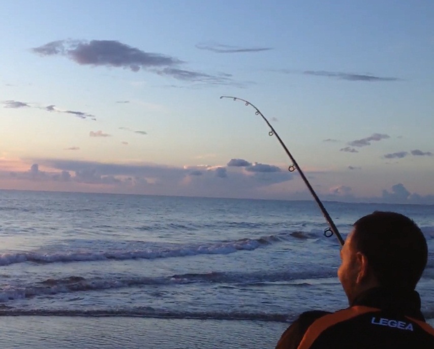 Catturare un cefalo a surfcasting